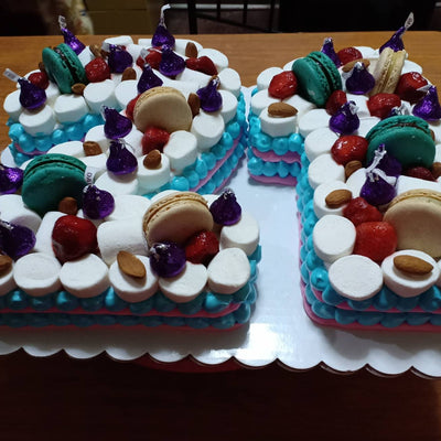Number Designed Cake