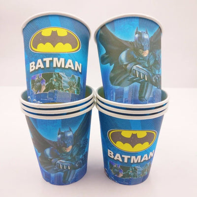 Batman Themed Blue Party Cups