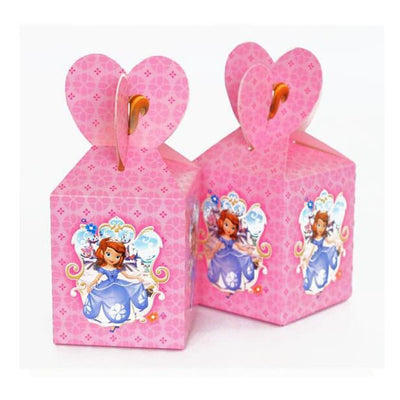 Sofia Theme Pink Colored Cute Party Loot Box