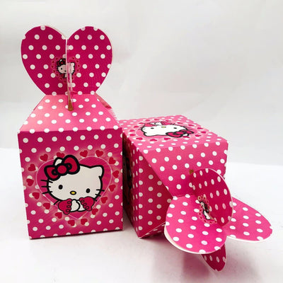 Cute Polka dots Hello Kitty Party Loot Box