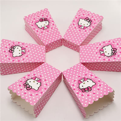 Cute Baby Pink Hello Kitty Popcorn Box