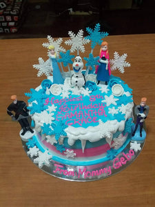 Single Layer Frozen Personalized Cake