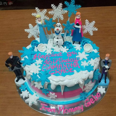 Single Layer Frozen Personalized Cake