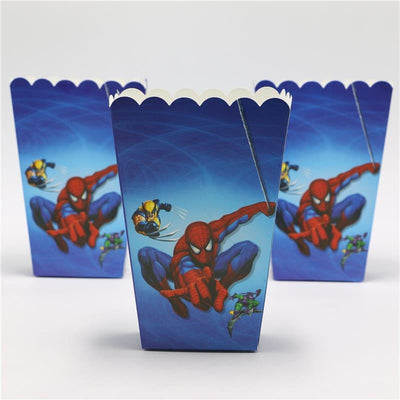 Spiderman Theme Kiddie Party Popcorn Box