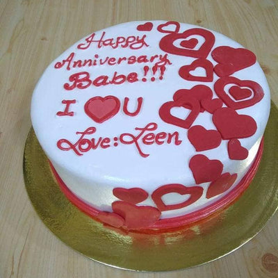 Single Layer Personalized Babe Love Cake