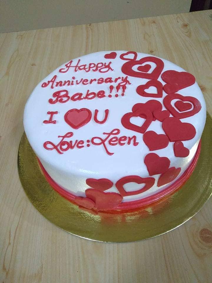 Single Layer Personalized Babe Love Cake