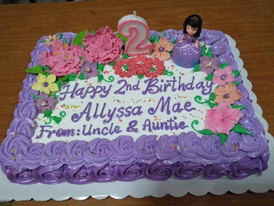 Rectangular Personalized Cake