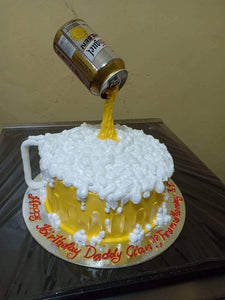 Personalized Gravity-defying Mug Cake