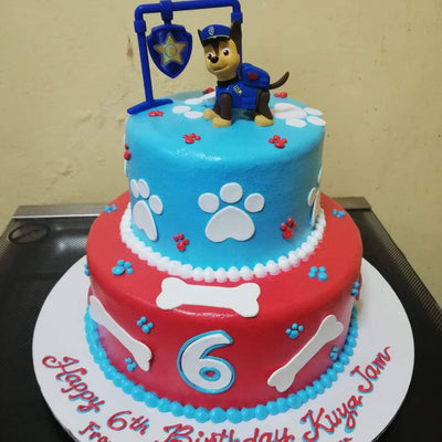 Two Layer Round Personalized Cake