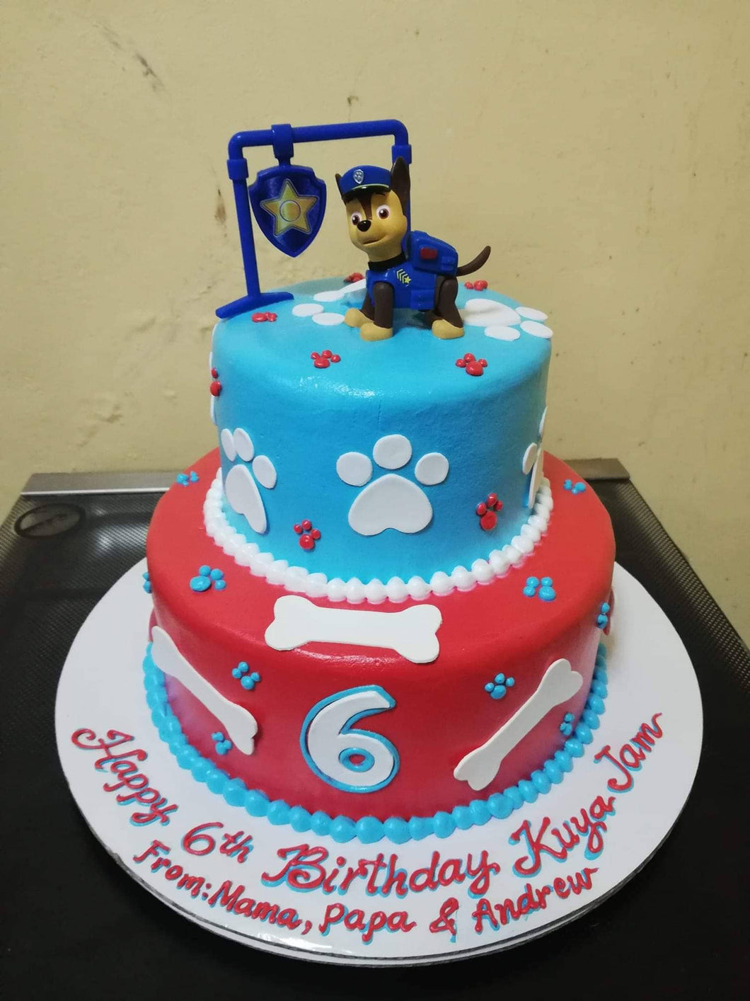 Two Layer Round Personalized Cake