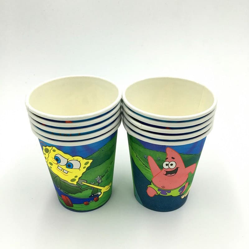 Sponge Bob And Patrick Themed Party Cups