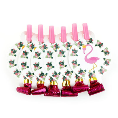 Flamingo Noise Maker/Whistle Blowouts Party Decoration