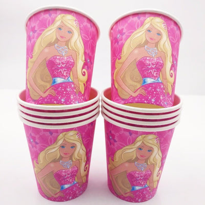 Barbie Themed Pink Party Cups