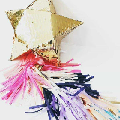 Foil Gold Star Party Piñata
