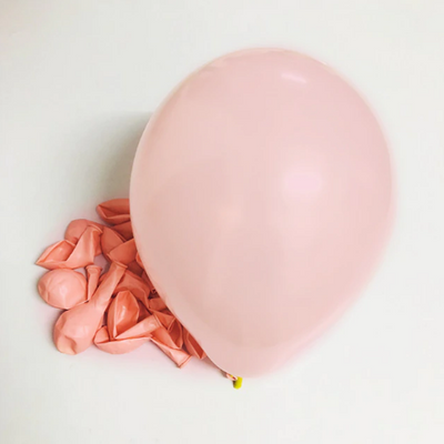 Baby Pink Latex Helium Party Balloons 