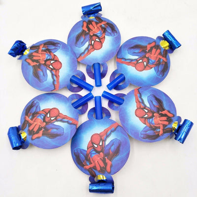 Spiderman Noise Maker/Whistle Blowouts Party Decoration