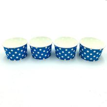 Load image into Gallery viewer, Blue Polka dots Themed Ice Cream / Soup Cups