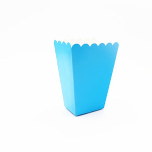 6 PCS. Plain Pattern Popcorn Box