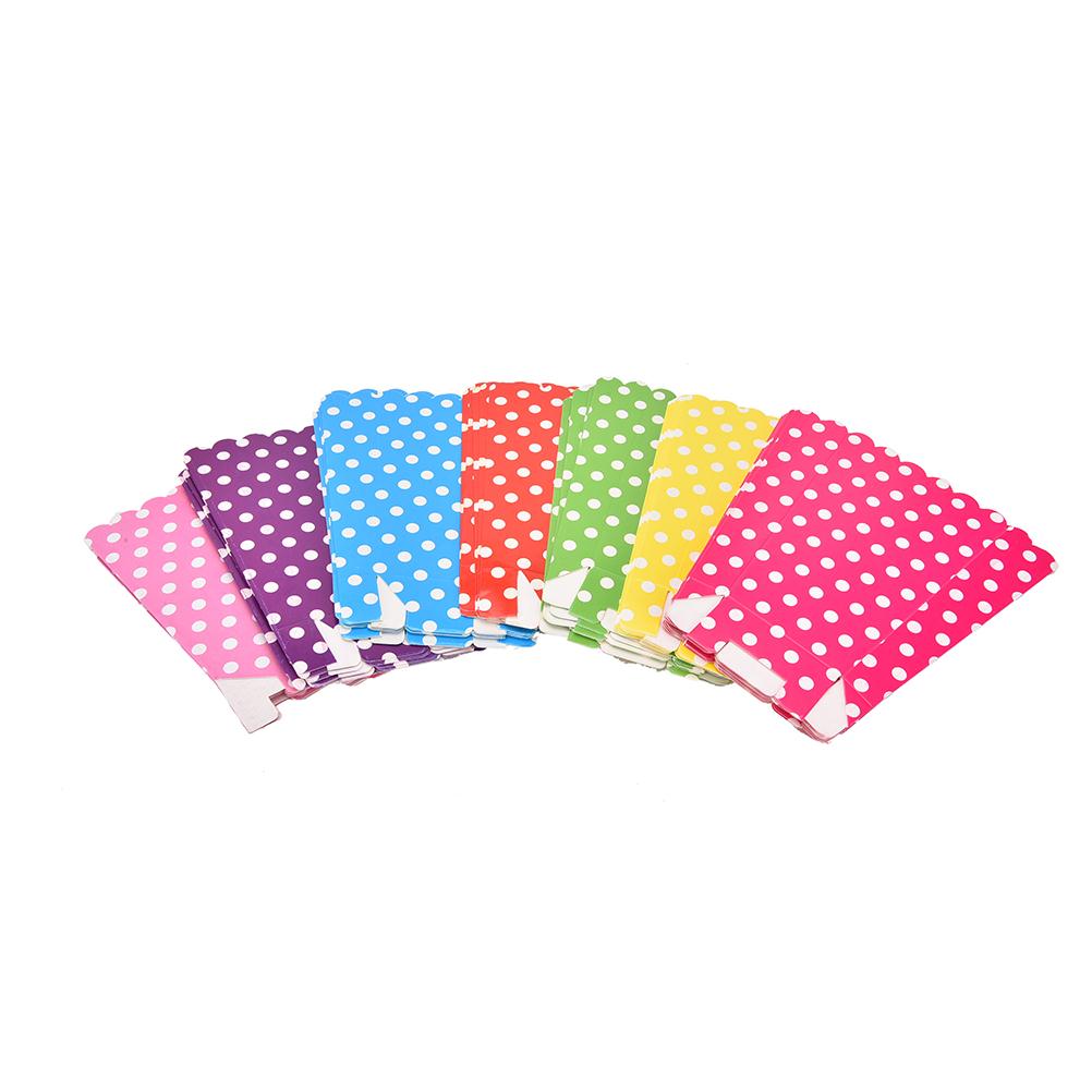 Multi-colored Polka Dots Pattern Popcorn Box