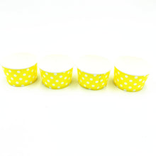 Load image into Gallery viewer, Yellow Polka dots Themed Ice Cream / Soup Cups