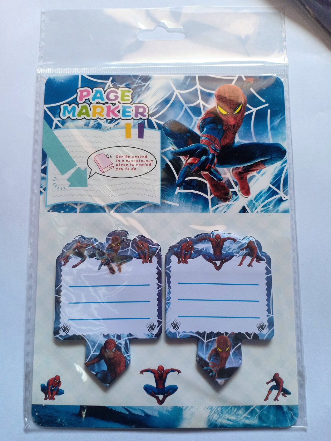Sticky Notes Spiderman Character