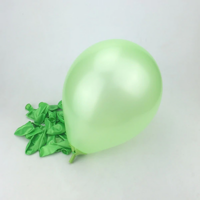 Light Green Latex Helium Balloon for Party Celebrations