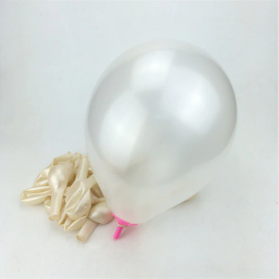 Milk White Latex Helium Balloon Fit For Wedding Celebrations