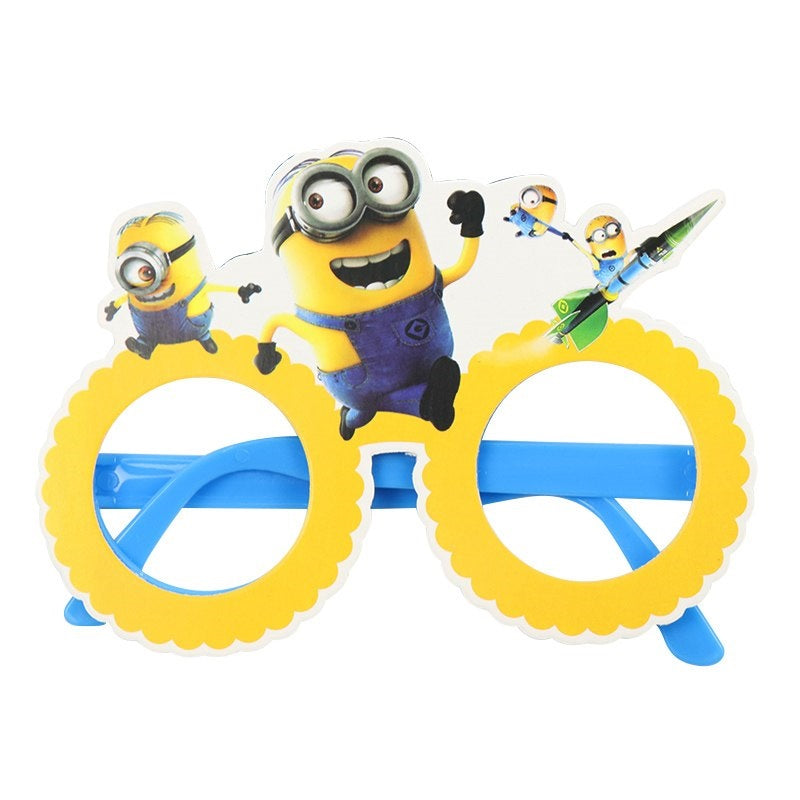 Minions Theme Kiddie Party Paper Wear Glasses