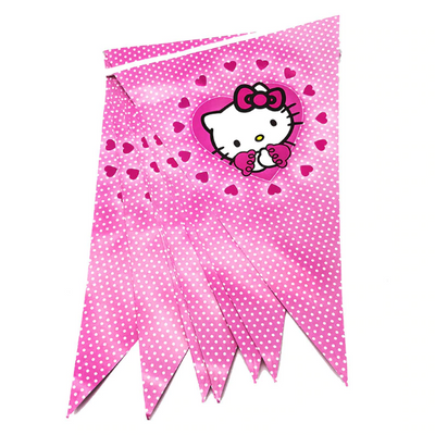 2.5 Meters Long Hello Kitty Print Party Banner