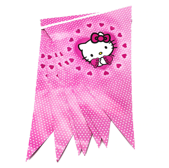2.5 Meters Long Hello Kitty Print Party Banner