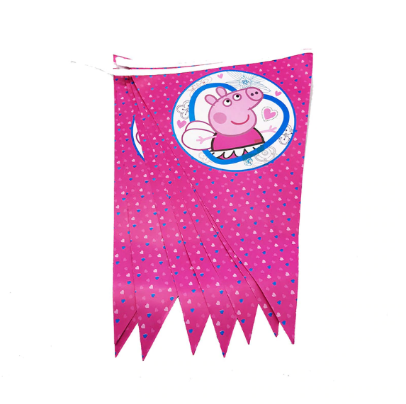2.5 Meters Long Peppa Pig Print Party Banner