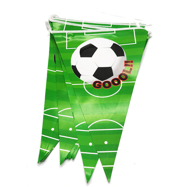Meters Long Soccer Ball Inspired Printed Party Banner