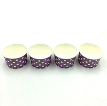 Load image into Gallery viewer, Lavender Polka dots Themed Ice Cream / Soup Cups
