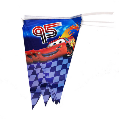 Cars Lightning McQueen Inspired Party Banner