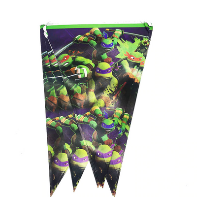 2.5 Meters Long Ninja Turtle Print Party Banner