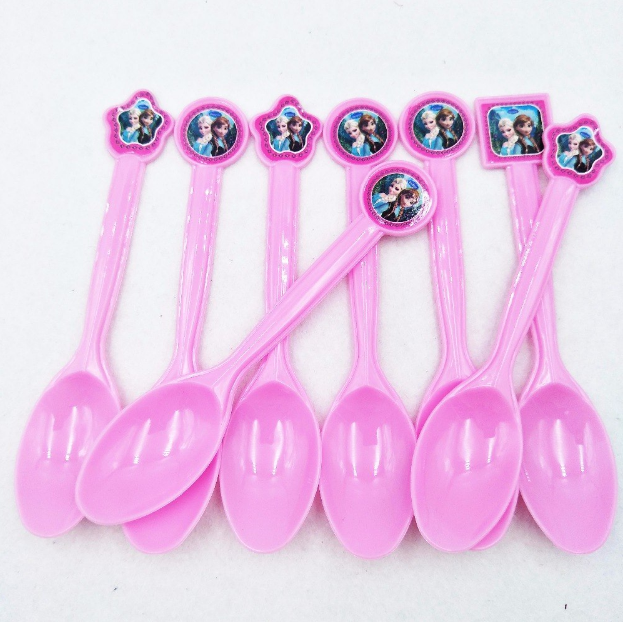 Frozen - Elsa and Ana Featured Kiddie Party Plastic Spoons