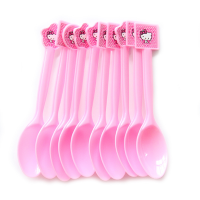Hello Kitty Themed Kiddie Plastic Spoons