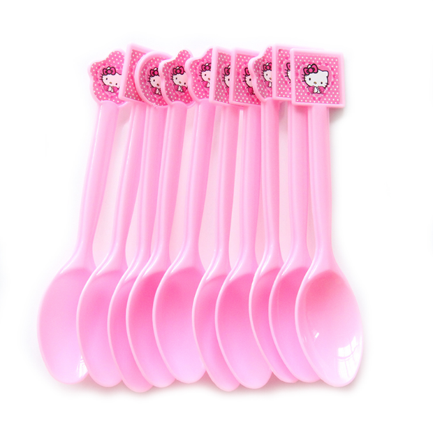 Hello Kitty Themed Kiddie Plastic Spoons