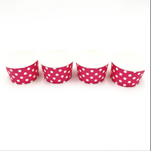 Load image into Gallery viewer, Pink Polka dots Themed Ice Cream / Soup Cups