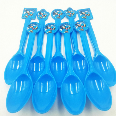 Mickey Mouse Theme Kiddie Plastic Spoons