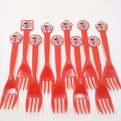 Minnie Mouse Theme Kiddie Party Plastic Forks