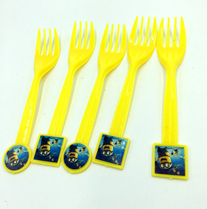 Minions Theme Kiddie Party Plastic Forks