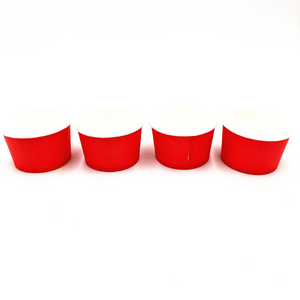 Plain Red Ice Cream/Soup Cups