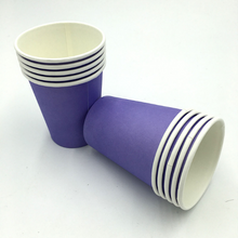 Load image into Gallery viewer, Plain Purple Colored Party Cups