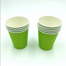 Load image into Gallery viewer, Plain Green Colored Party Cups