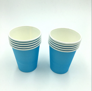 Plain Sky Blue Colored Party Cups