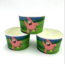 Load image into Gallery viewer, 10 PCS. Spongebob Theme Disposable Ice Cream/Soup Cups