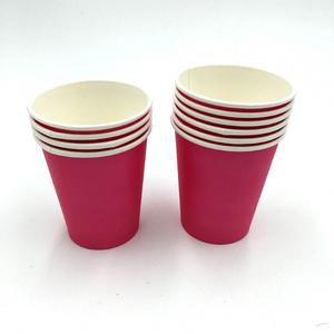 Plain Maroon Colored Party Cups