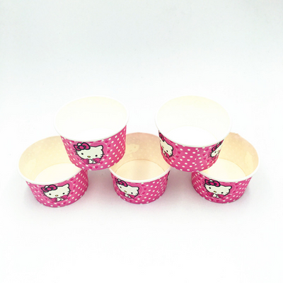 Hello Kitty Polka Dots Theme Disposable Ice Cream/Soup Cups