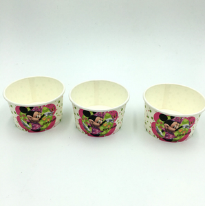 10 PCS. Minnie Mouse Theme Disposable Ice Cream/Soup Cups For Birthday Celebrations